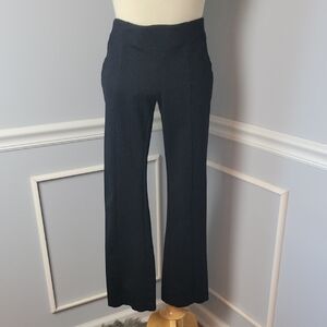 INC INTERNATIONAL CONCEPTS Black‎ Knit Center Seam Pull On Bootcut Legging Pants